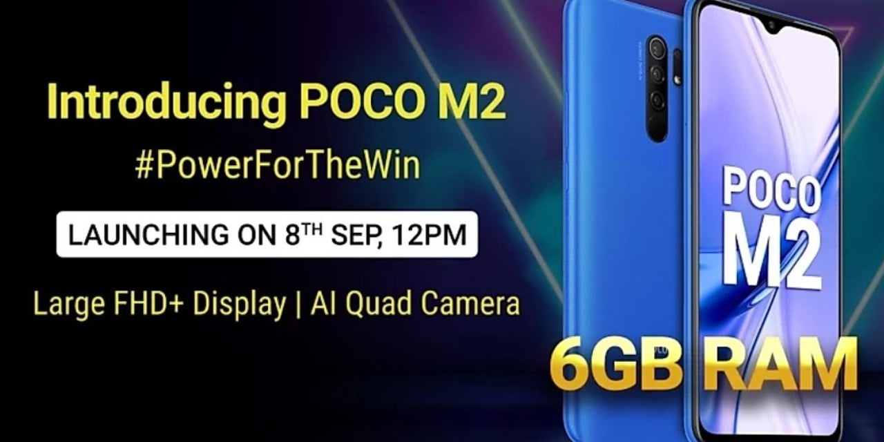 Poco India to launch M2 on 8 September
