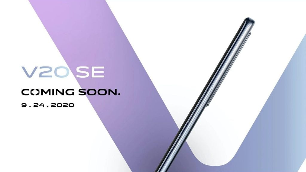 Vivo V20 SE Launching on September 24