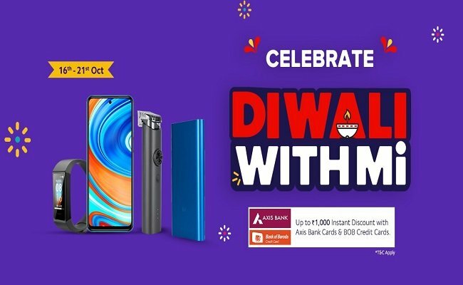 Xiaomi's ‘Diwali with Mi' sale has begun and will go on till October 21