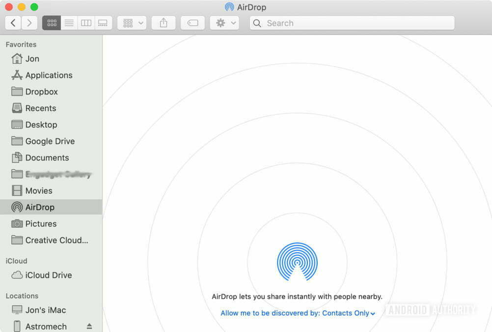 How to turn on AirDrop on a Mac