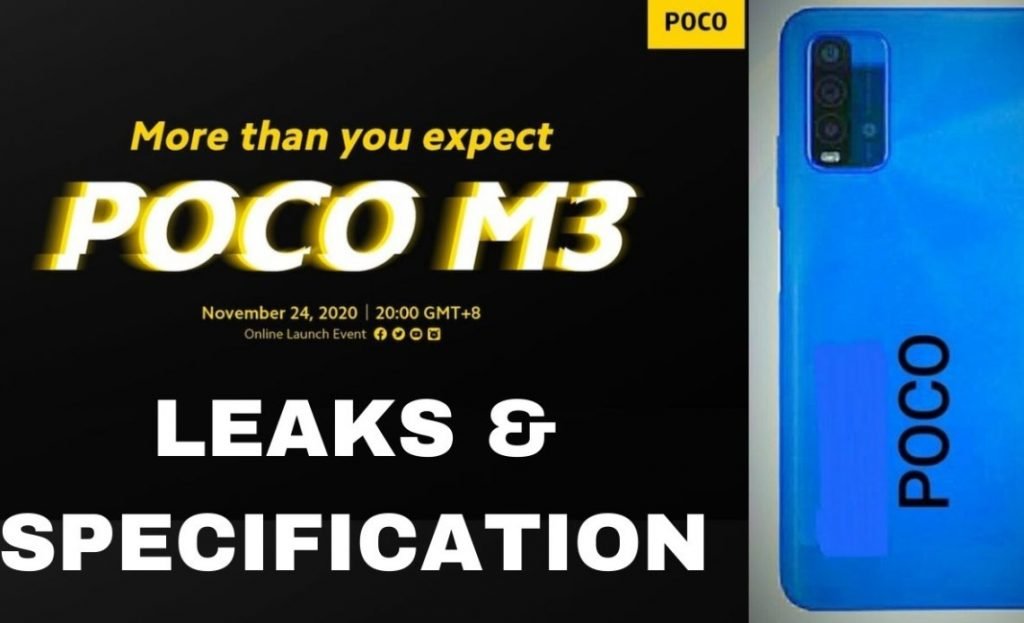 Poco M3 Launch Set for November 24