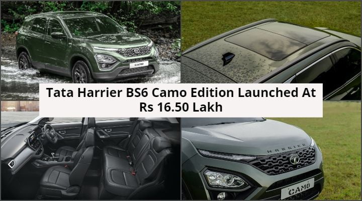 Tata Harrier Camo Edition launched at Rs 16.50 lakh