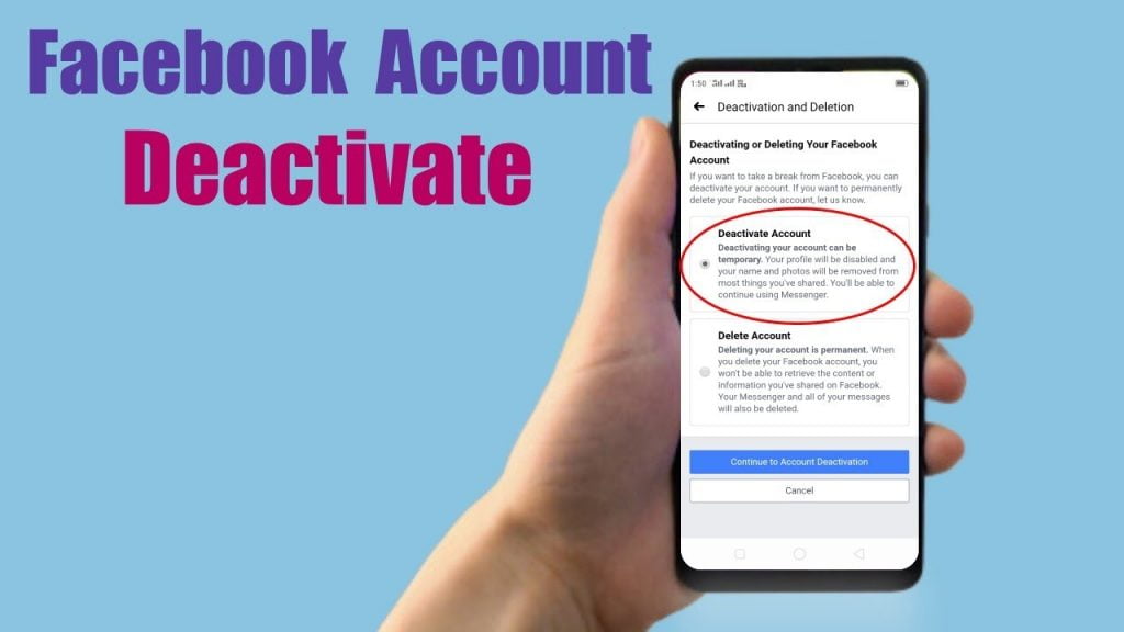 How to delete your Facebook account