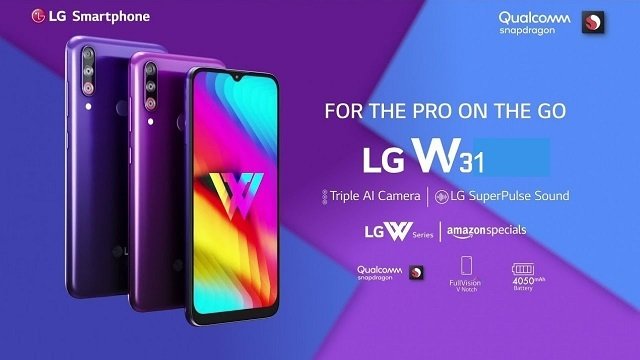 LG W11, LG W31, and LG W31+ have been launched in India