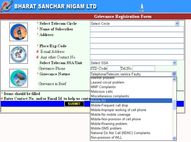 How To File Complaint For BSNL Services