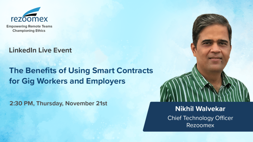 The Benefits of Using Smart Contracts for Gig Workers and Employers  – Rezoomex Tech Blog