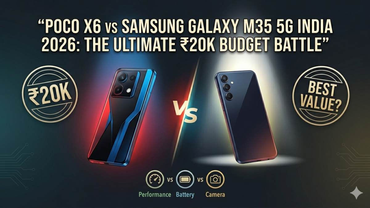 Poco X6 vs Samsung Galaxy M35 5G India 2026: The Ultimate ₹20K Budget Battle